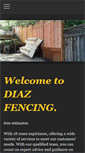 Mobile Screenshot of diazfencing.com